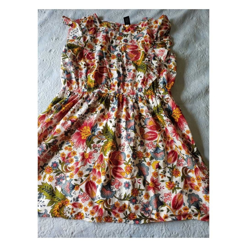 Floral Summer Girls Dress Plus